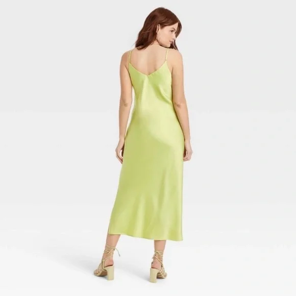 a new day lime midi slip dress - Picture 2 of 9